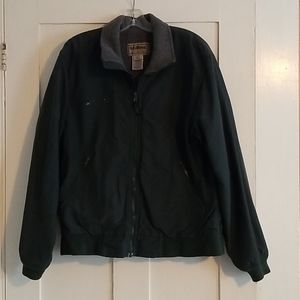 L.L. Bean Men's Warm-Up Jacket, Fleece Lined